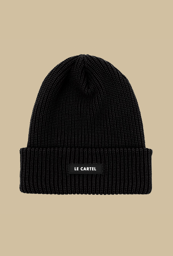 CHUNKY・Tuque grosse maille・Noir