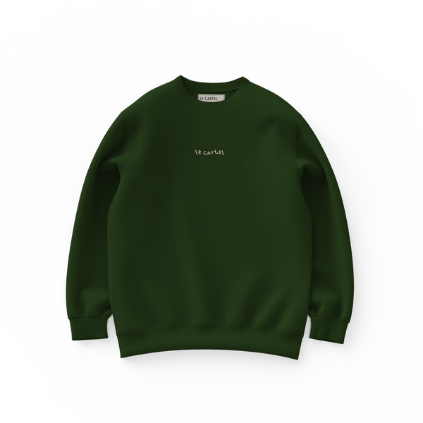 DEAR SANTA・Crewneck unisexe・Vert forêt