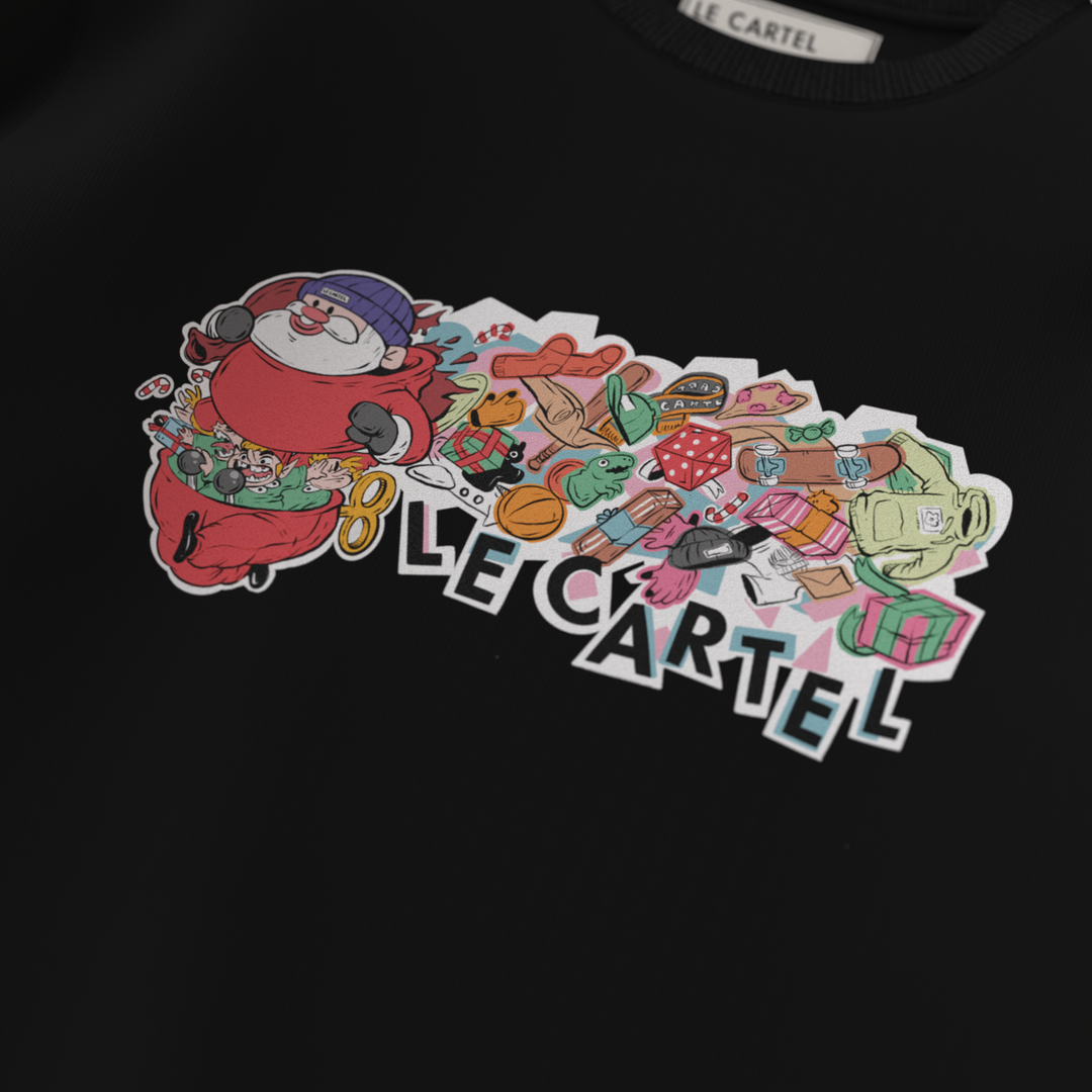 JOYEUX BORDEL・Crewneck unisexe・Noir