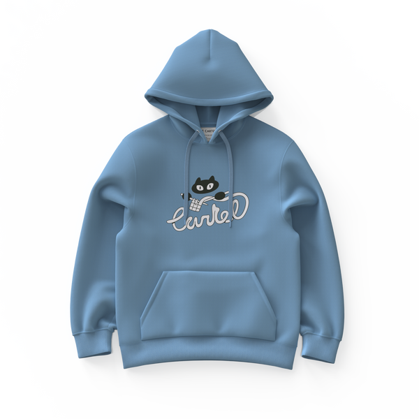 BOULE DE POIL・Hoodie unisexe・Bleu poudre