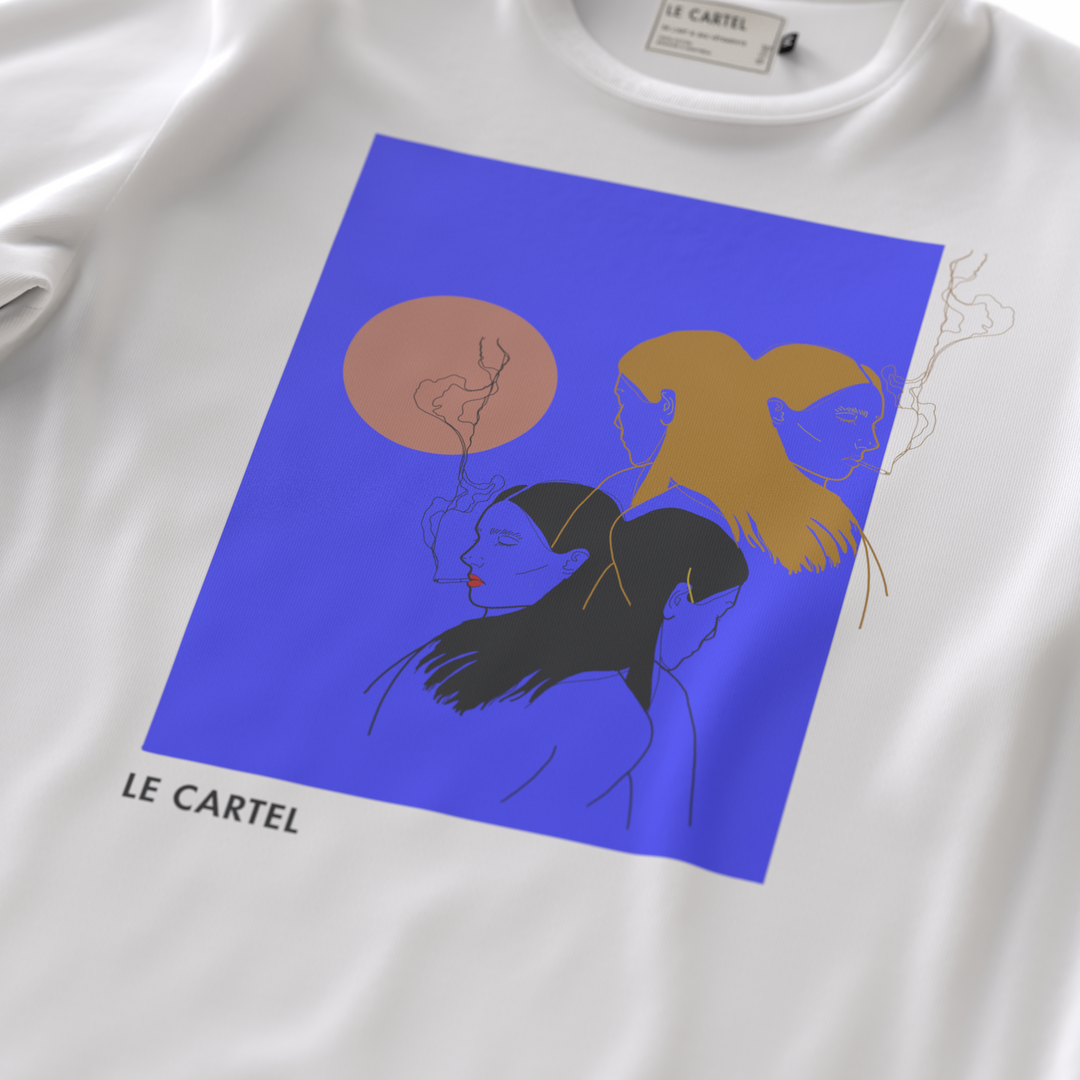 ALONE TOGETHER・T-shirt unisexe・Blanc