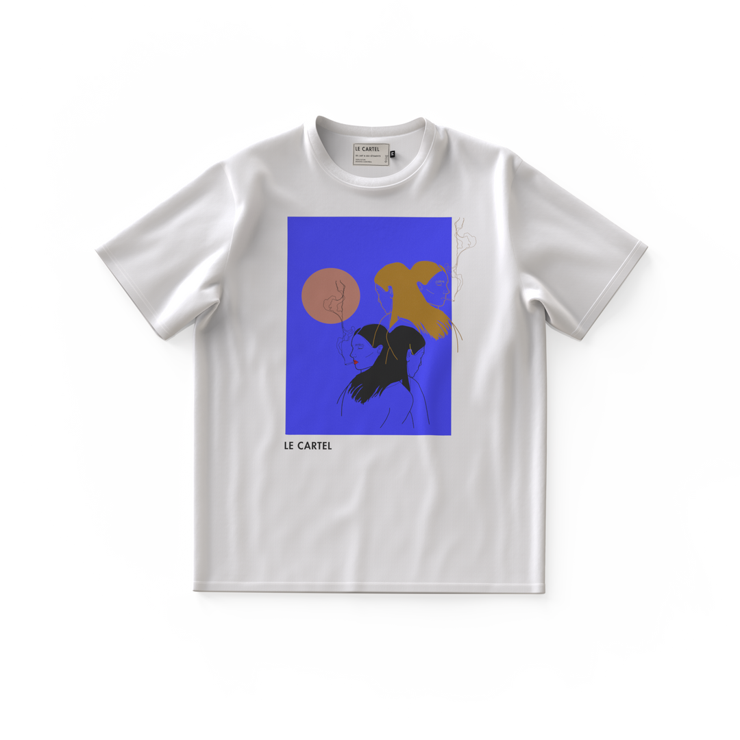 ALONE TOGETHER・T-shirt unisexe・Blanc