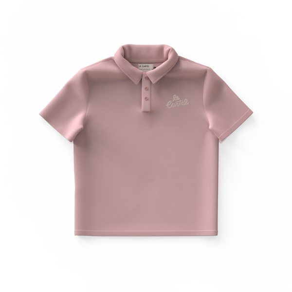 OG・Polo piqué unisexe・Rose