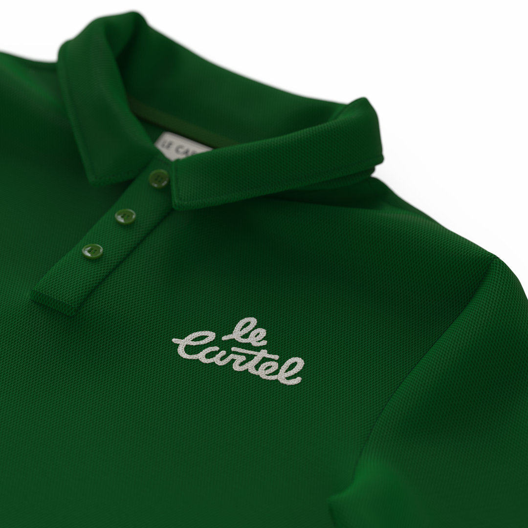OG・Polo piqué unisexe・Vert