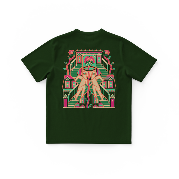 TANDEM・T-shirt unisexe・Vert